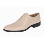 pantofi barbati eleganti bej din piele naturala dintr-o bucata cu siret GKR200MX